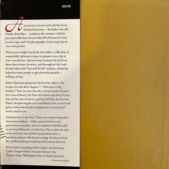Awesome Richard Simmons Hardback Cookbook - Picture 4 of 7